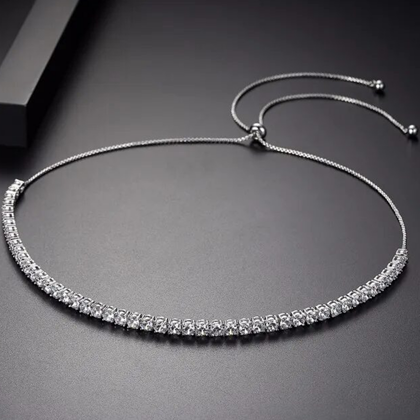 Silvery Sparkle Necklace