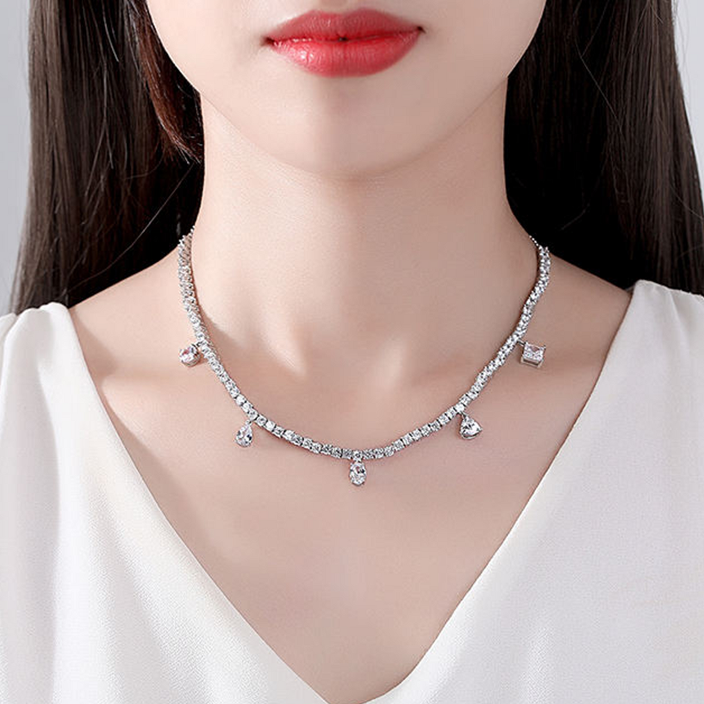 Jewel Drop Necklace