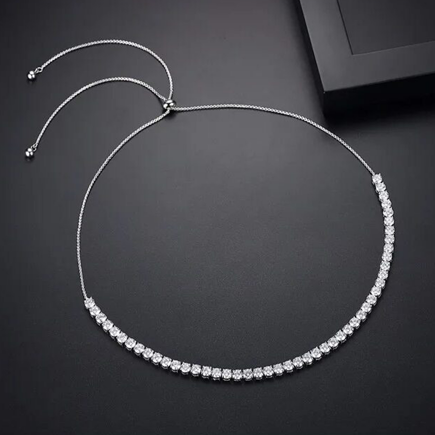 Silvery Sparkle Necklace