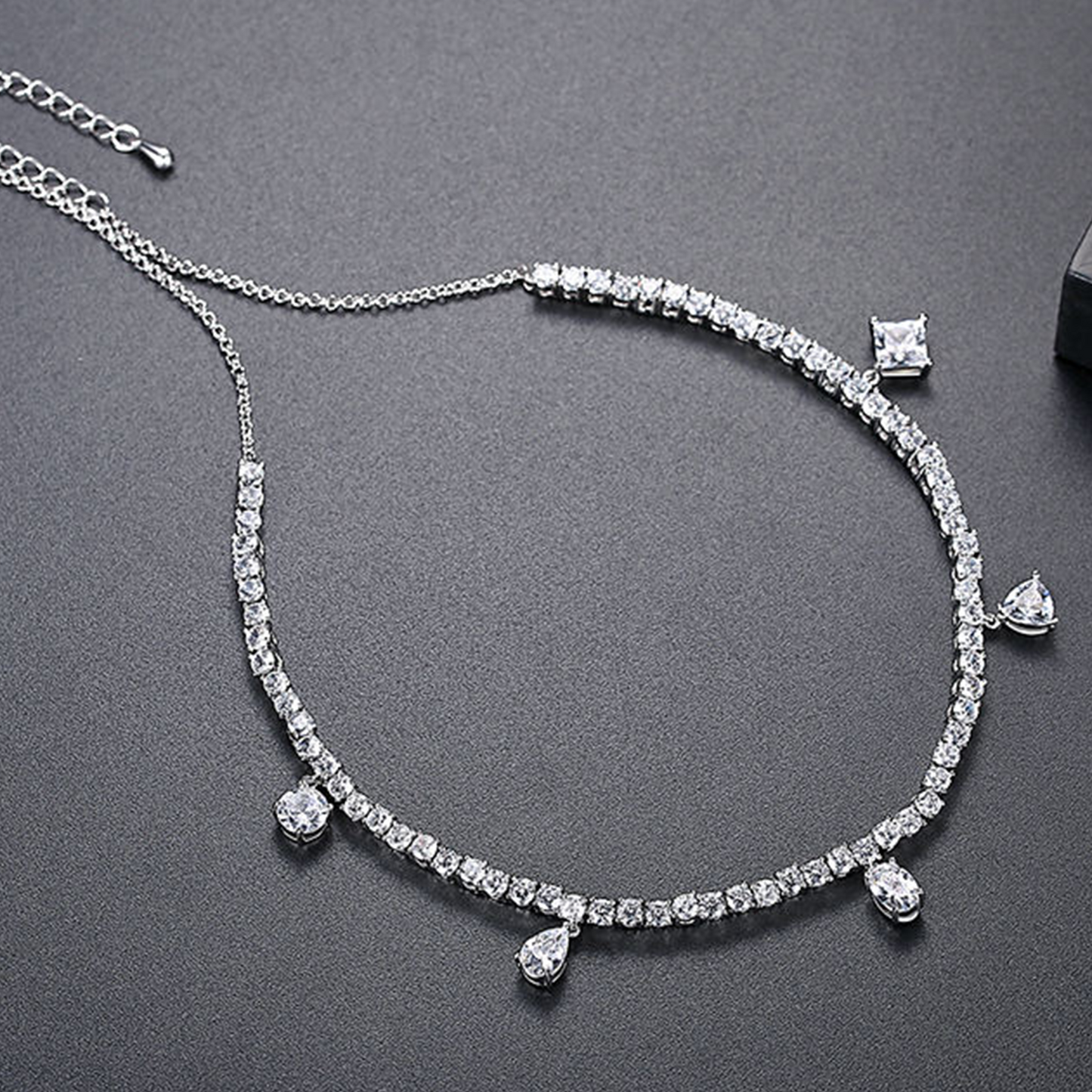 Jewel Drop Necklace