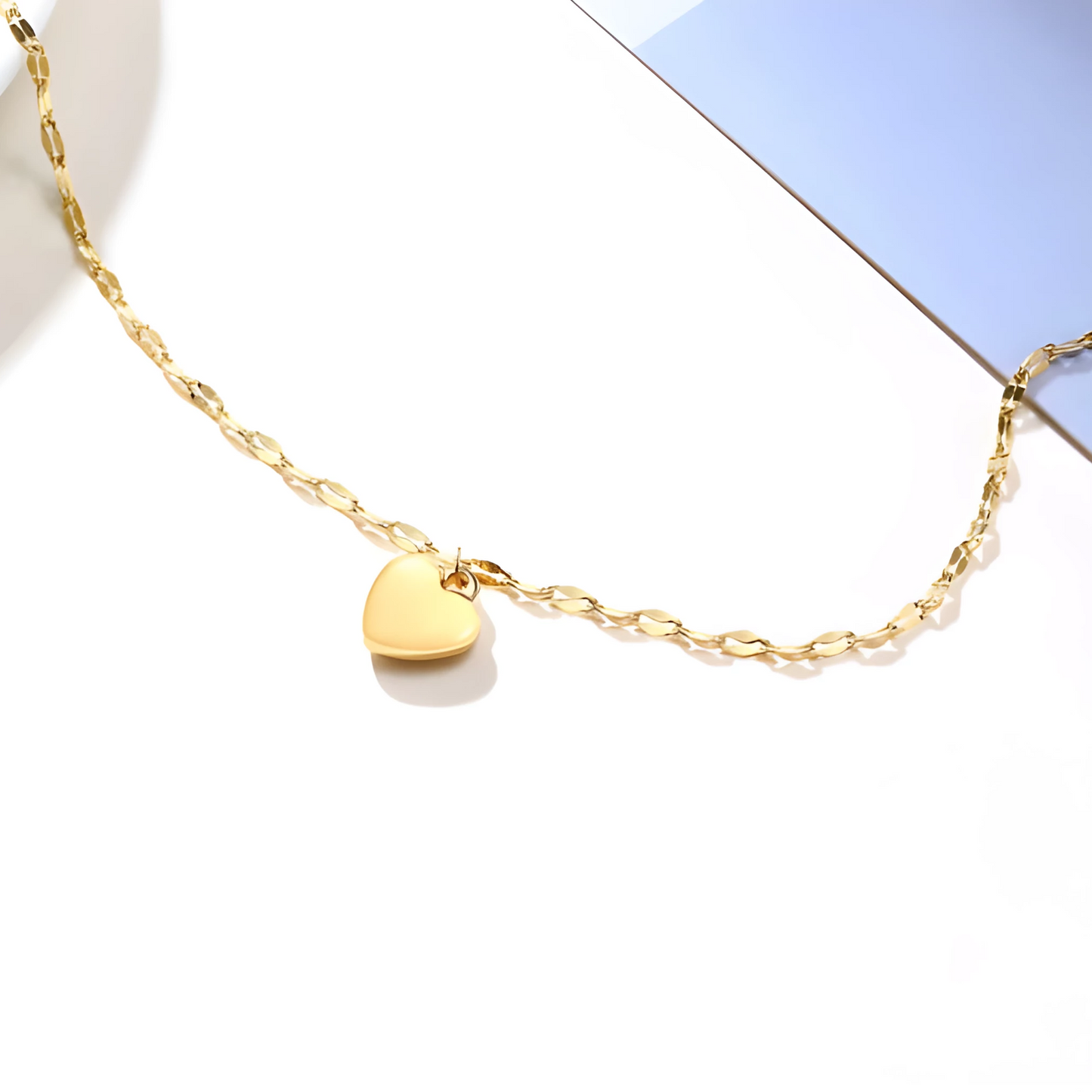 Heart of Gold Anklet