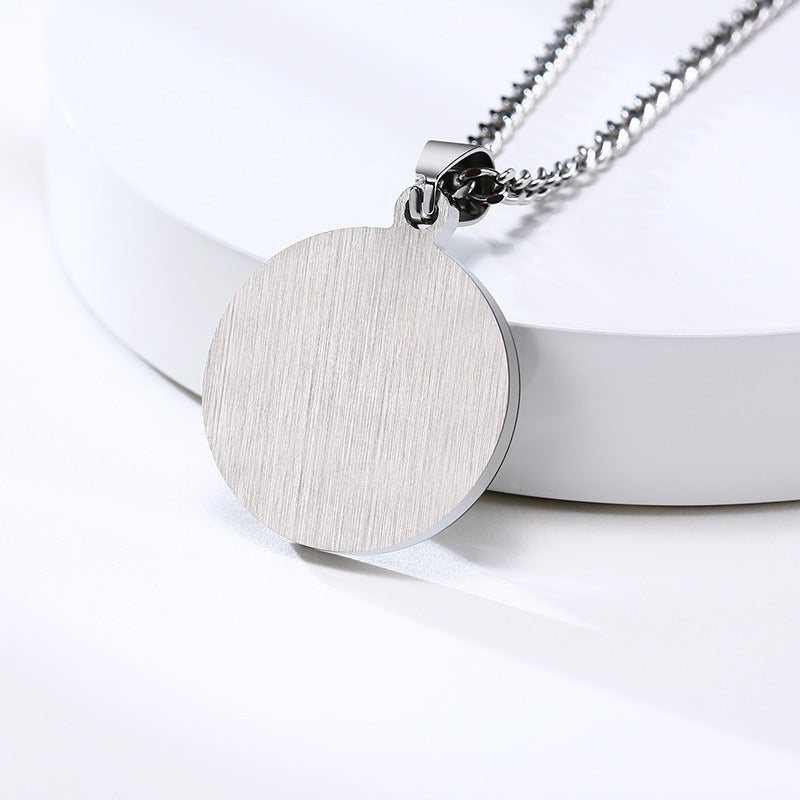 Premium Allah Gold Plated Round Necklace