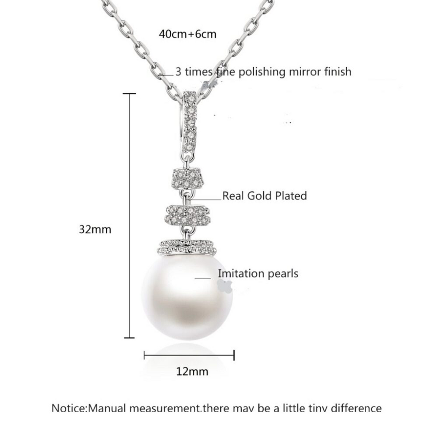 Snow Drop Necklace