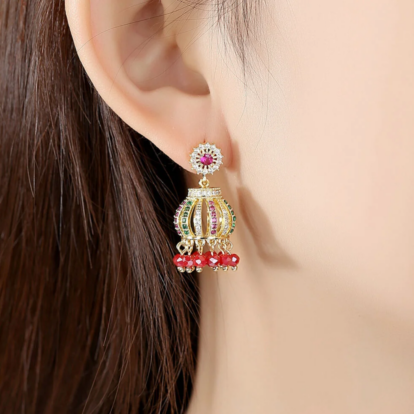 Meera Jhumka Earrings