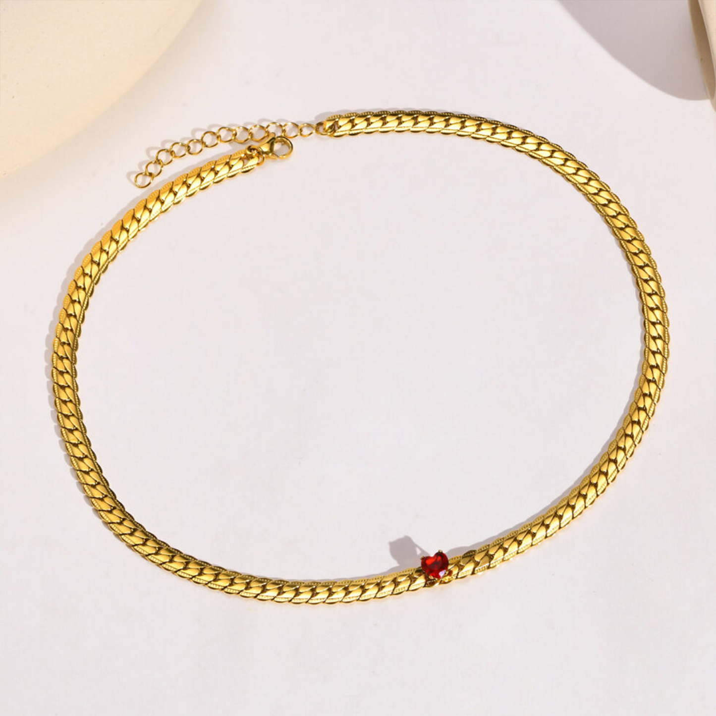 Ruby Dot Necklace