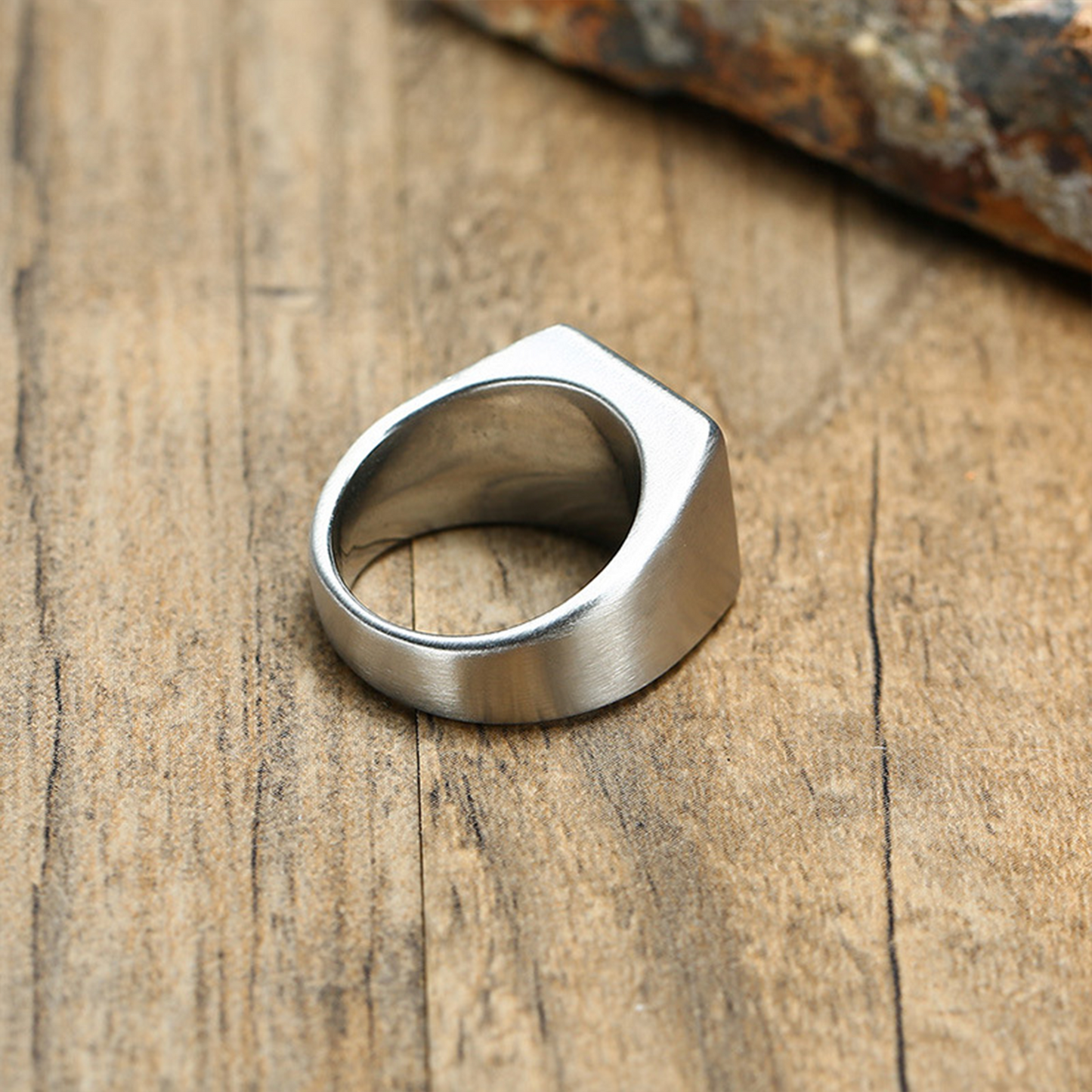 Silver Obsidian Ring