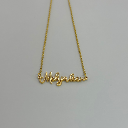 Customised Name Necklace - (Font 34)