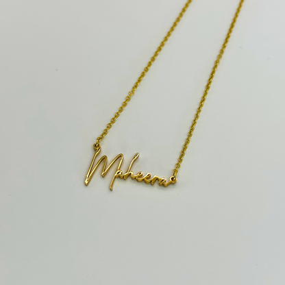 Customised Name Necklace - (Font 25)