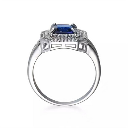 Square Crown Ocean Ring