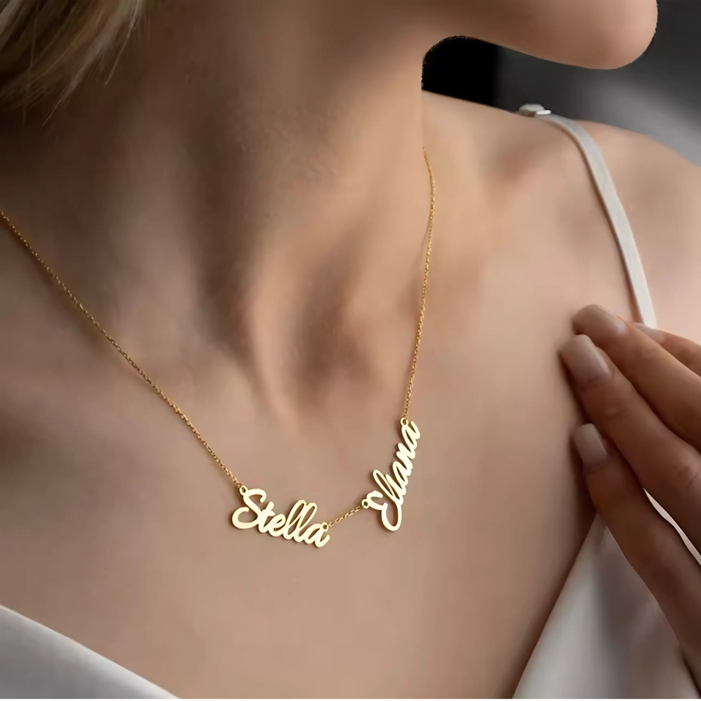 Customised Two Name Necklace