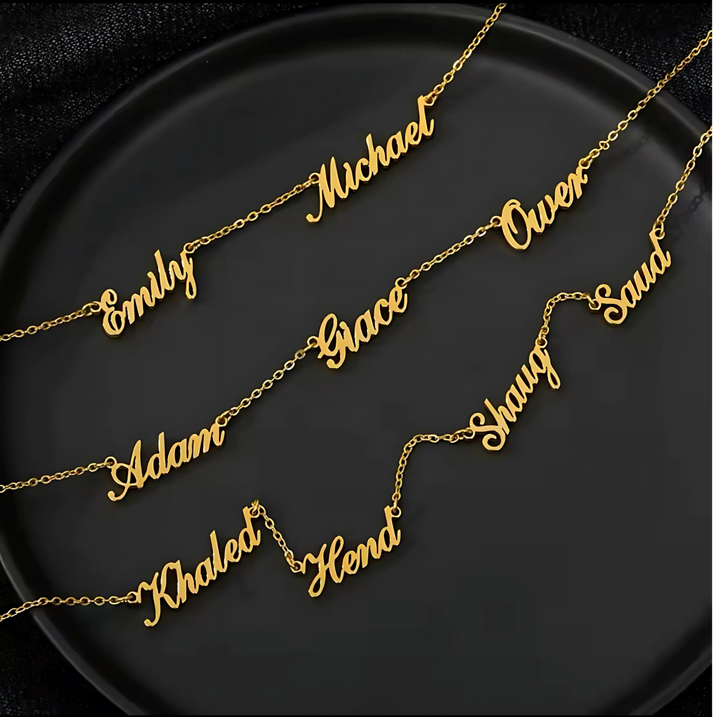 Customised Two Name Necklace