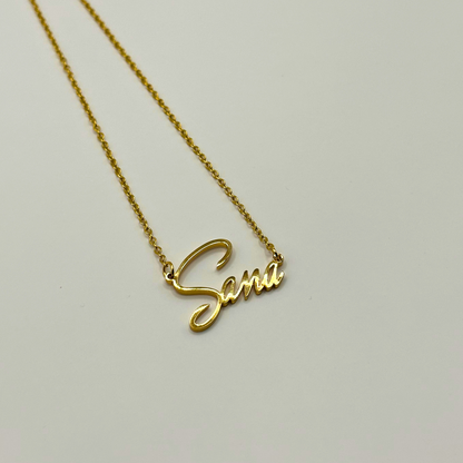 Customised Name Necklace - (Font 21)