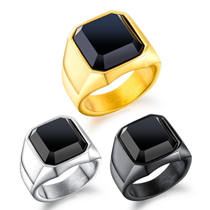 Noir Crown Ring