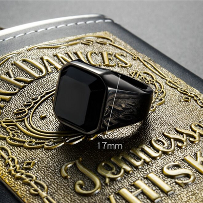 Noir Crown Ring